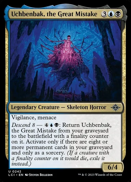 Uchbenbak, the Great Mistake, Magic card LCI 242 — The Lost Caverns of Ixalan set