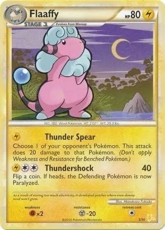 Lainergie, carte Pokémon TK4R 003 — extension HS Trainer Kit (Raichu)
