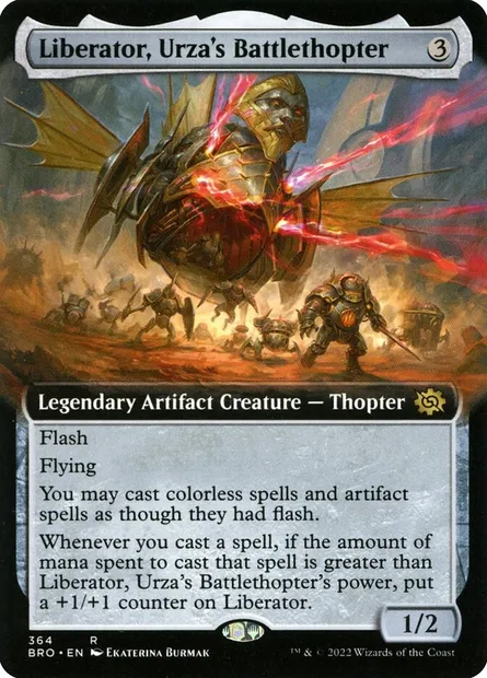 Liberator, Urza's Battlethopter, Magic card BRO 364 — The Brothers' War set