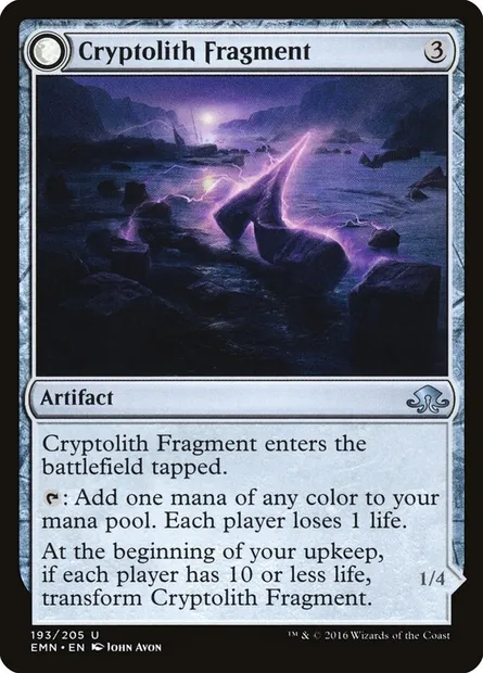 Cryptolith Fragment // Aurora of Emrakul, Magic card EMN 193 — Eldritch Moon set