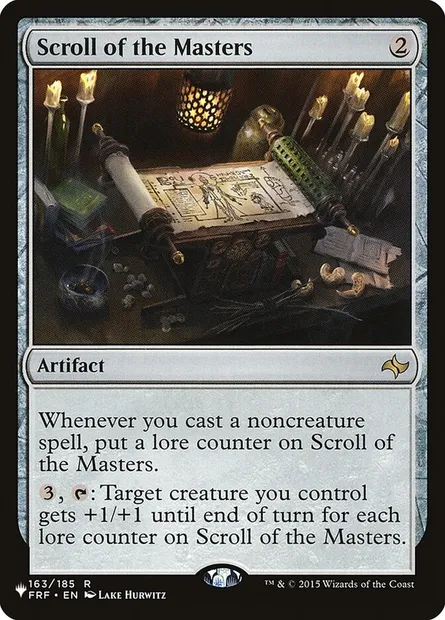 Scroll of the Masters, Magic card PLST FRF-163 — The List set
