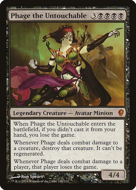 Phage the Untouchable, Magic card CNS 120 — Conspiracy set