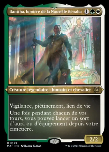 Danitha, lumière de la Nouvelle Bénalia, carte Magic MAT 129 — extension L'invasion des machines : le jour d'après