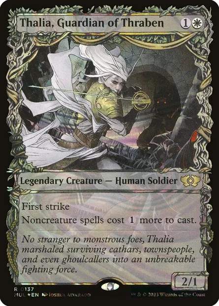 Thalia, gardienne de Thraben, carte Magic MUL 137 — extension Multiverse Legends
