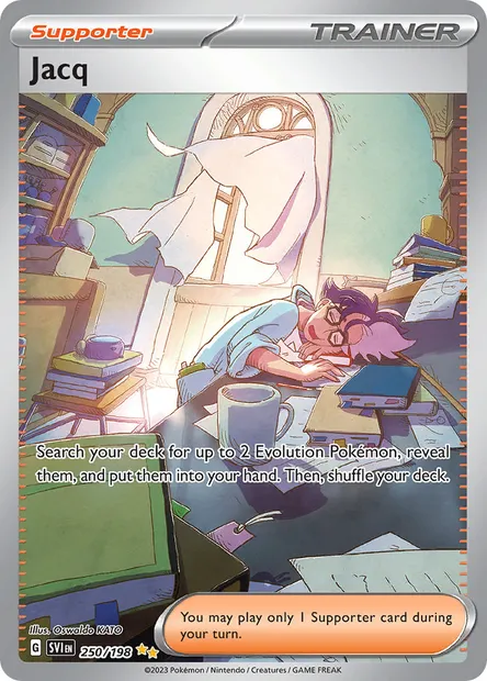Jacq, Pokémon card SVI 250 — Scarlet & Violet set