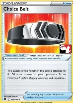 Choice Belt, Pokémon card PPS 135 — Play! Pokémon Prize Pack Series set
