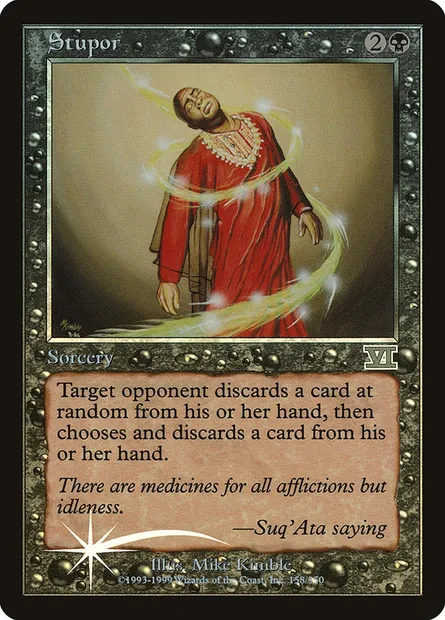 Stupor, Magic card PAL00 7 — Arena League 2000 set