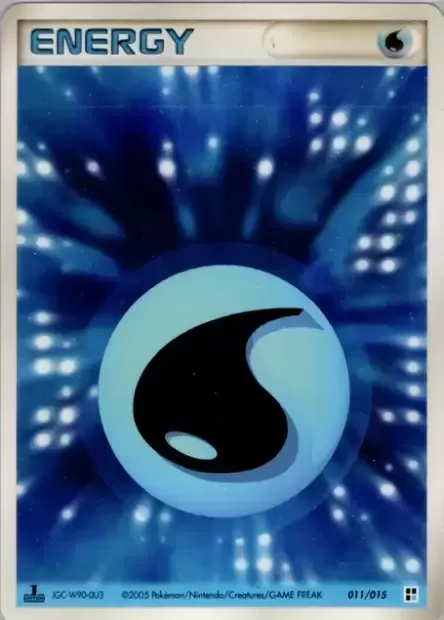 Énergie Eau, carte Pokémon W-QCP 011 — extension Water Quick Construction Pack