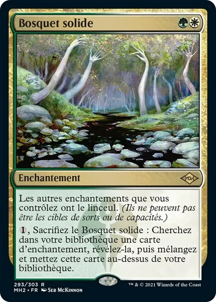 Bosquet solide, carte Magic MH2 293 — extension Horizons du Modern 2