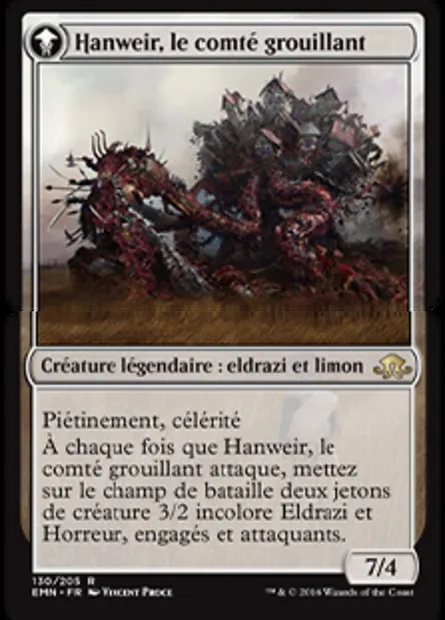 Hanweir, le comté grouillant, carte Magic EMN 130b — extension La lune hermétique