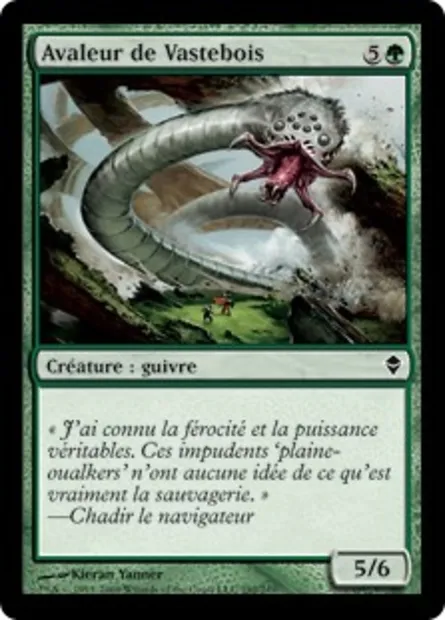 Avaleur de Vastebois, carte Magic ZEN 192 — extension Zendikar
