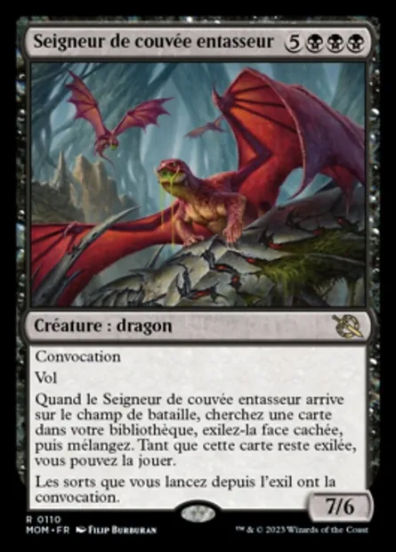 Seigneur de couvée entasseur, carte Magic MOM 110 — extension L'invasion des machines