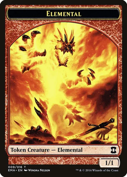 Elemental, carte Magic TEMA 9 — extension Eternal Masters Tokens
