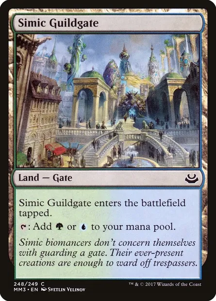 Simic Guildgate, Magic card MM3 248 — Modern Masters 2017 set