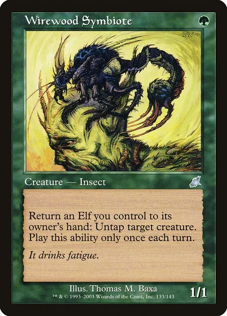 Wirewood Symbiote, Magic card SCG 133 — Scourge set