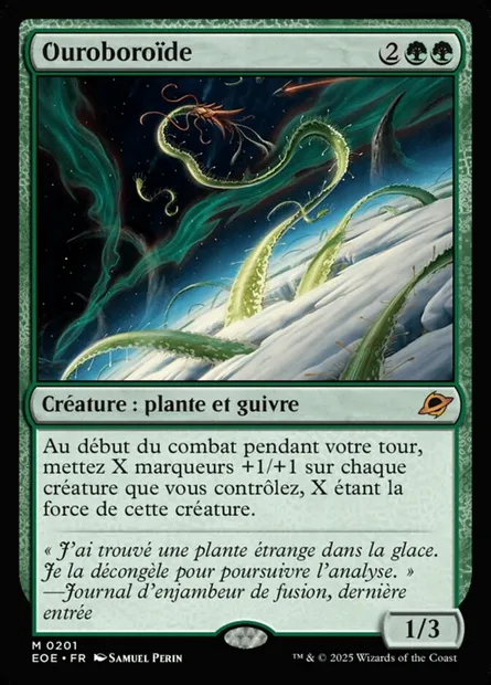 Ouroboroïde, carte Magic EOE 201 — extension Edge of Eternities