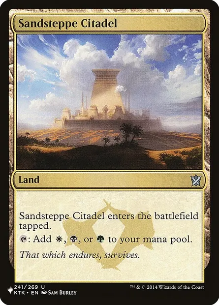 Sandsteppe Citadel, Magic card PLST KTK-241 — The List set