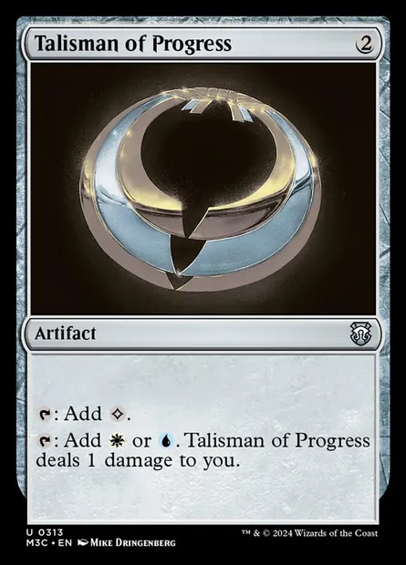 Talisman of Progress, Magic card M3C 313 — Modern Horizons 3 Commander set