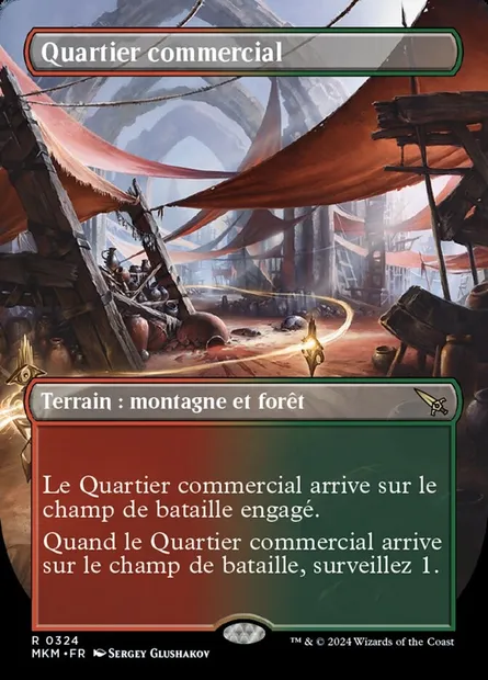 Quartier commercial, carte Magic MKM 324 — extension Murders at Karlov Manor