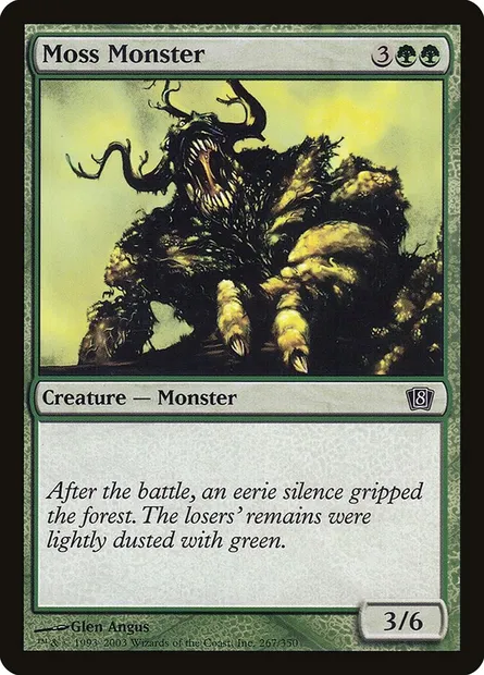 Moss Monster, Magic card 8ED 267★ — Eighth Edition set