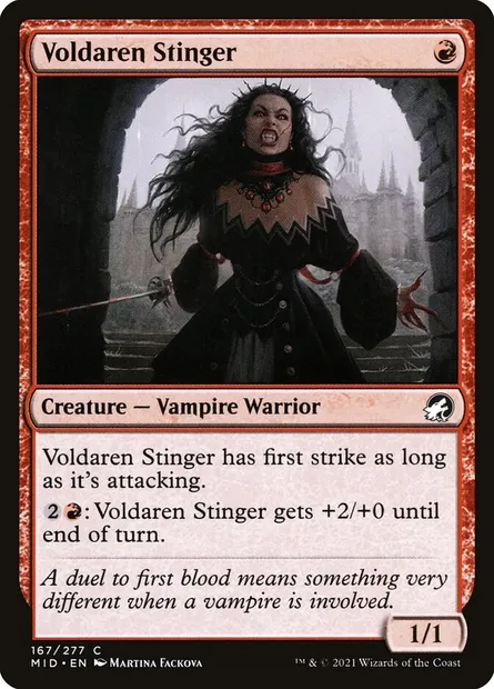Voldaren Stinger, Magic card MID 167 — Innistrad: Midnight Hunt set
