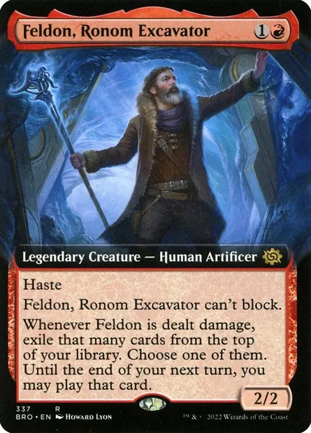 Feldon, Ronom Excavator, Magic card BRO 337 — The Brothers' War set