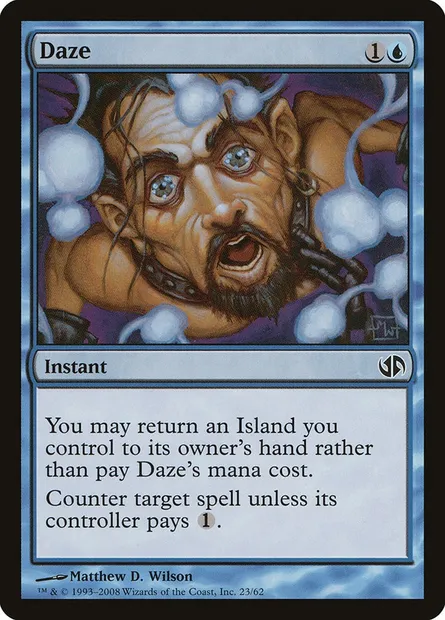 Hébétude, carte Magic DD2 23 — extension Duel Decks: Jace vs. Chandra