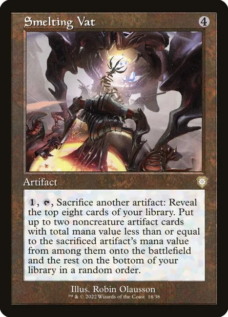 Smelting Vat, Magic card BRC 18 — The Brothers' War Commander set