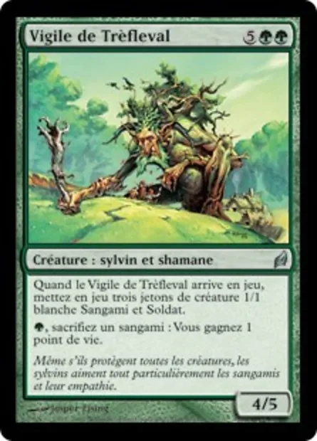 Vigile de Trèfleval, carte Magic LRW 216 — extension Lorwyn