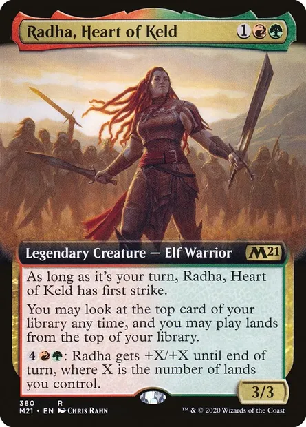 Radha, Heart of Keld, Magic card M21 380 — Core Set 2021 set
