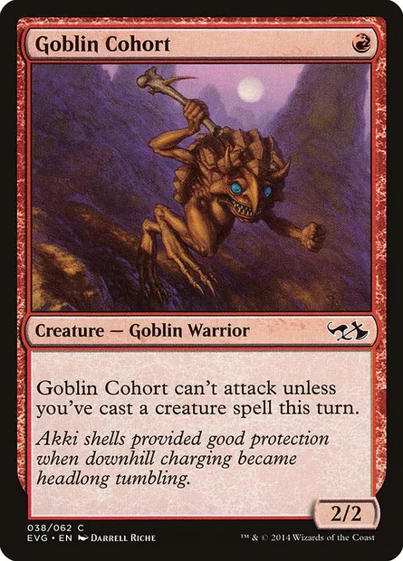 Goblin Cohort, Magic card EVG 38 — Duel Decks Anthology: Elves vs. Goblins set