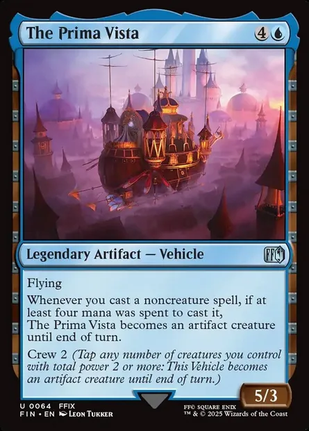 The Prima Vista, Magic card FIN 64 — Final Fantasy set