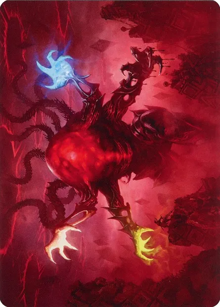 Omnath, Locus of All // Omnath, Locus of All, carte Magic AMOM 51 — extension March of the Machine Art Series