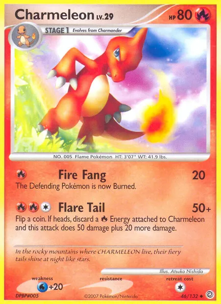 Charmeleon, Pokémon card SW 46 — Secret Wonders set