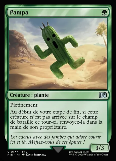 Pampa, carte Magic FIN 177 — extension Final Fantasy