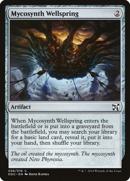 Source de mycosynthèse, carte Magic DDU 56 — extension Duel Decks: Elves vs. Inventors