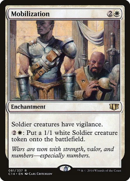 Mobilization, Magic card C14 81 — Commander 2014 set