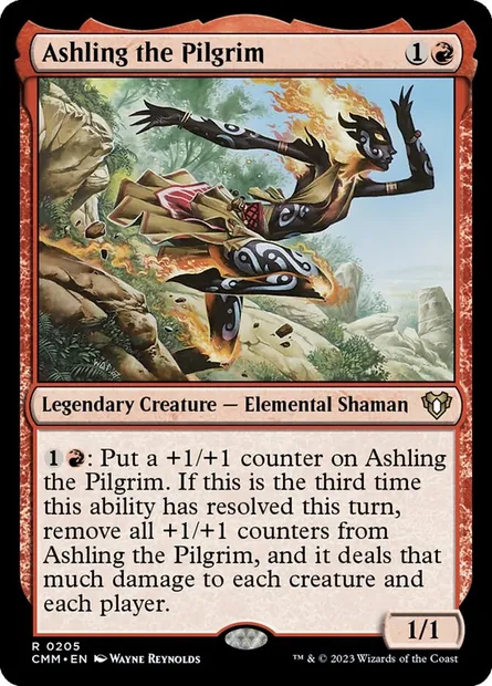Ashling the Pilgrim, Magic card CMM 205 — Commander Masters set