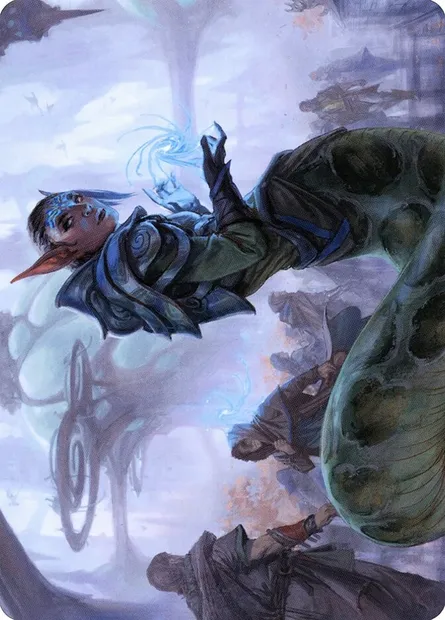 Lonis, Cryptozoologist // Lonis, Cryptozoologist, Magic card AMH2 57 — Modern Horizons 2 Art Series set