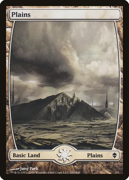 Plains, Magic card ZEN 231 — Zendikar set