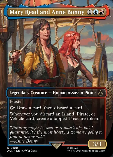 Mary Read and Anne Bonny, Magic card ACR 120 — Assassin's Creed set