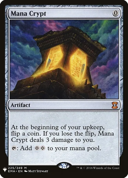 Crypte de mana, carte Magic PLST EMA-225 — extension The List