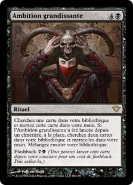 Ambition grandissante, carte Magic DKA 69 — extension Obscure Ascension