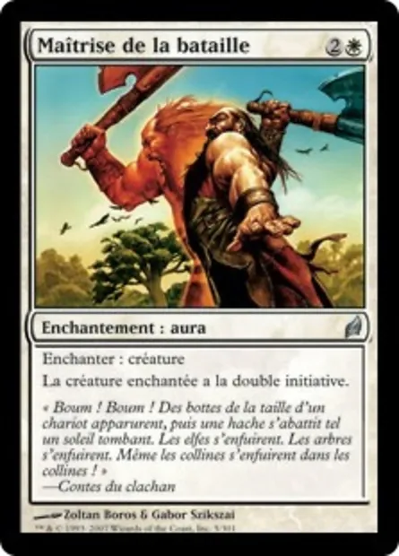 Maîtrise de la bataille, carte Magic LRW 5 — extension Lorwyn