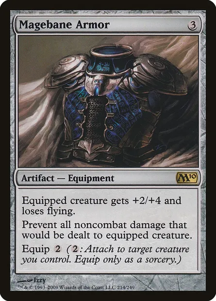 Magebane Armor, Magic card M10 214 — Magic 2010 set