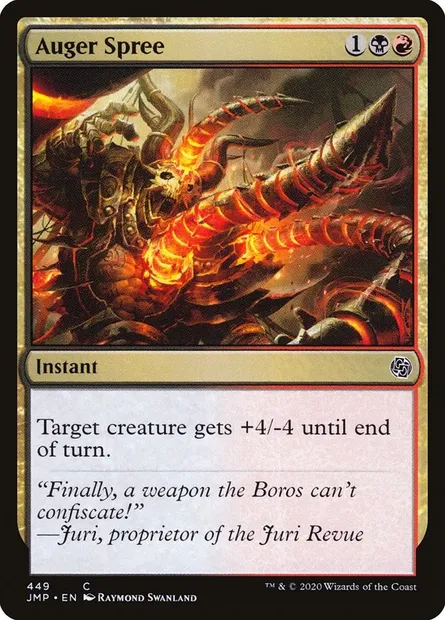 Auger Spree, Magic card JMP 449 — Jumpstart set
