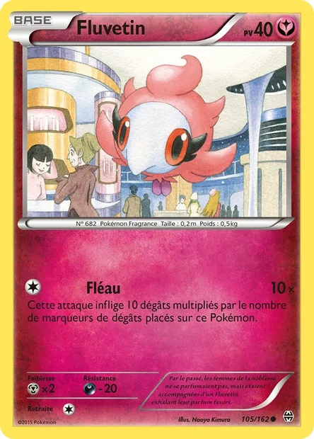 Fluvetin, carte Pokémon BKT 105 — extension Impulsion Turbo