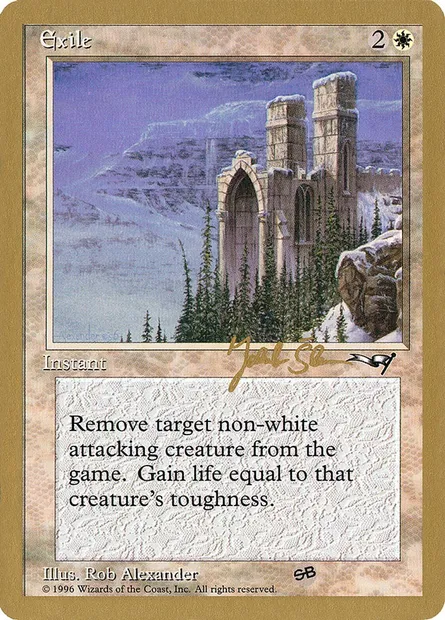 Exile, Magic card WC97 js3sb — World Championship Decks 1997 set