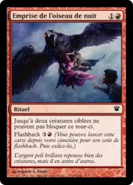Emprise de l'oiseau de nuit, carte Magic ISD 154 — extension Innistrad
