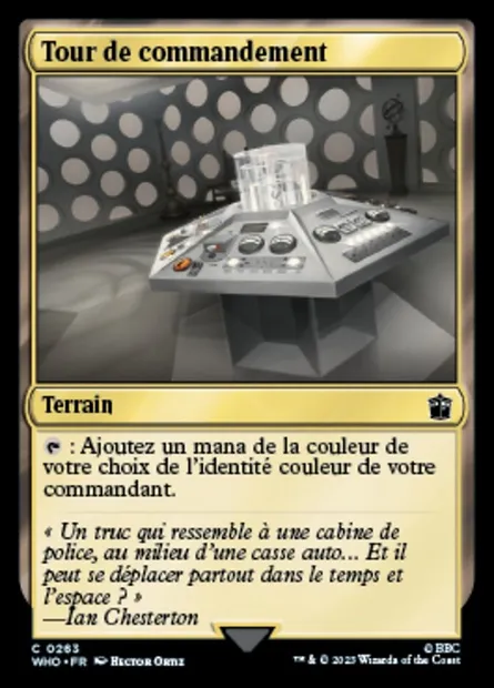 Tour de commandement, carte Magic WHO 263 — extension Doctor Who
